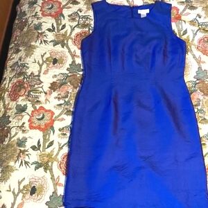 Wilmington Iridescent Blue Silk Beautiful  Dress Sz 10